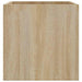 Plantenbak 40X40X40 Cm Bewerkt Hout Sonoma Eiken