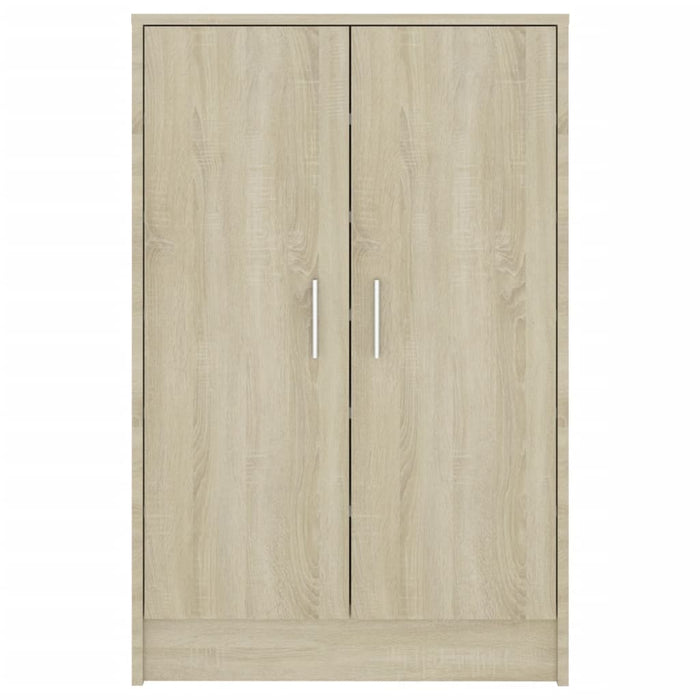 Schoenenkast 60X35X92 Cm Spaanplaat Kleurig Sonoma Eiken