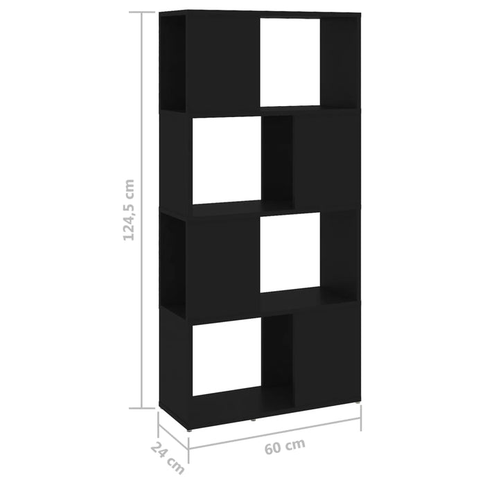 Boekenkast/Kamerscherm 60X24X124,5 Cm Bewerkt Hout