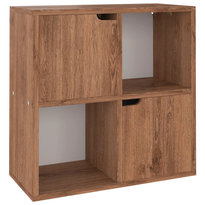 Boekenkast 60X27,5X59,5 Cm Bewerkt Hout Ig