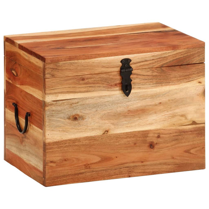 Opbergbox 39X28X31 Cm Massief Acaciahout