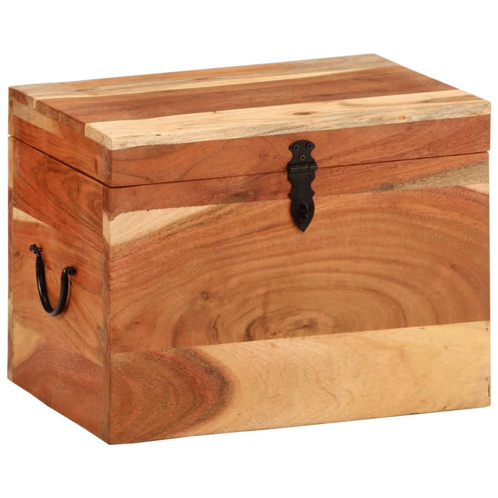 Opbergbox 39X28X31 Cm Massief Acaciahout