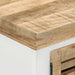 Tv-Meubel 110X30X40 Cm Massief Mangohout