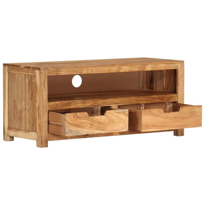 Tv-Meubel 88X35X40 Cm Massief Acaciahout