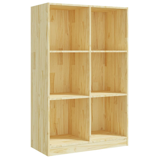 Boekenkast 70X33X110 Cm Massief Grenenhout