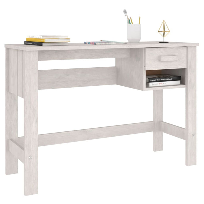 Bureau Hamar 110X40X75 Cm Massief Grenenhout