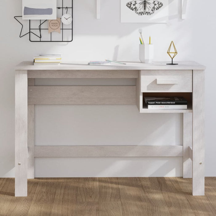 Bureau Hamar 110X40X75 Cm Massief Grenenhout