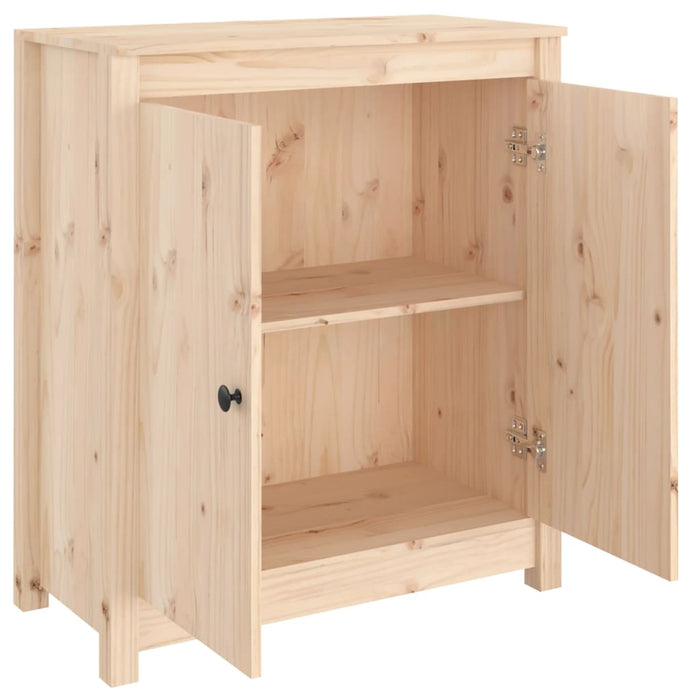 Dressoir 70X35X80 Cm Massief Grenenhout