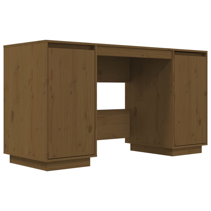 Bureau 140X50X75 Cm Massief Grenenhout