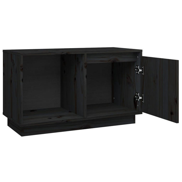 Tv-Meubel 74X35X44 Cm Massief Grenenhout