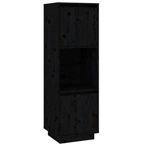 Hoge Kast 38X35X117 Cm Massief Grenenhout