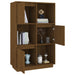 Hoge Kast 74X35X117 Cm Massief Grenenhout