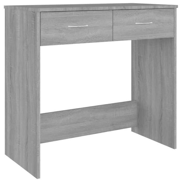 Bureau 80X40X75 Cm Bewerkt Hout Eikenkleurig