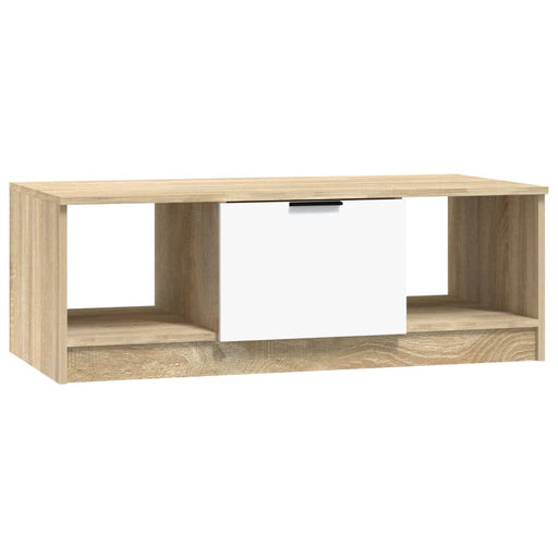 Salontafel 102X50X36 Cm Bewerkt Hout Kleurig