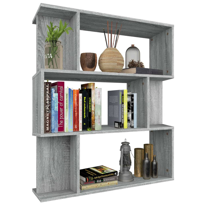 Boekenkast / Kamerscherm 80X24X96 Cm Bewerkt Hout