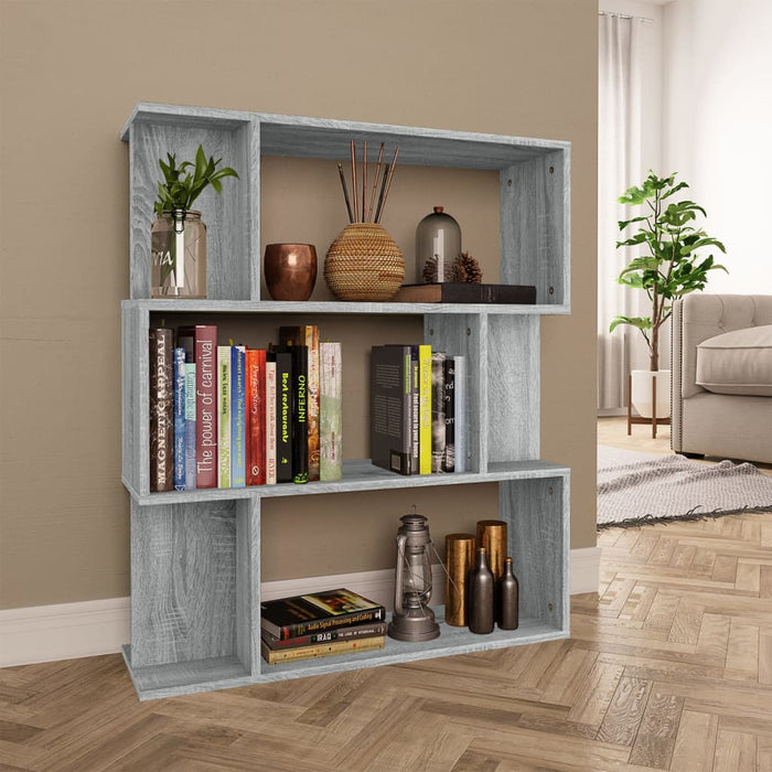 Boekenkast / Kamerscherm 80X24X96 Cm Bewerkt Hout