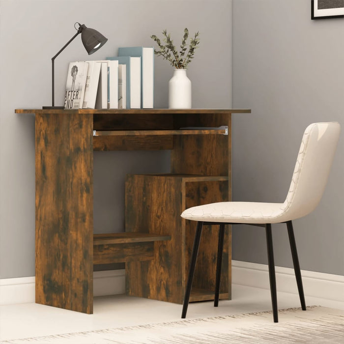 Bureau 80X45X74 Cm Bewerkt Hout Kleurig