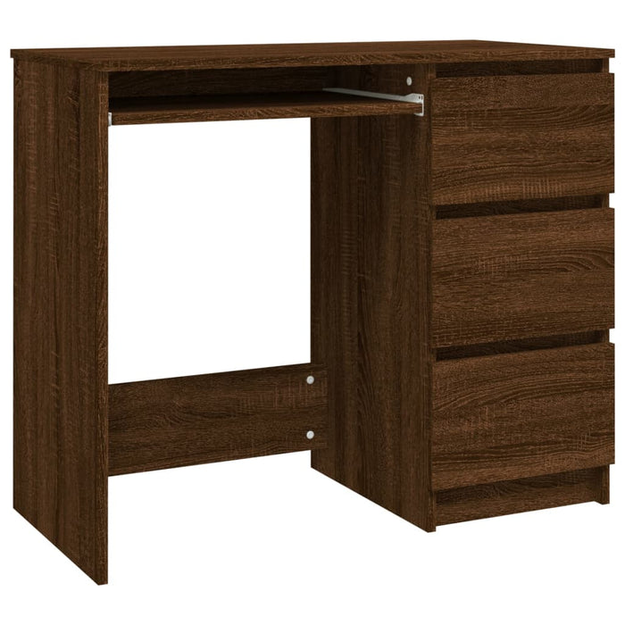 Bureau 90X45X76 Cm Bewerkt Hout