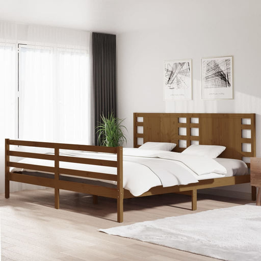 Bedframe Massief Grenenhout