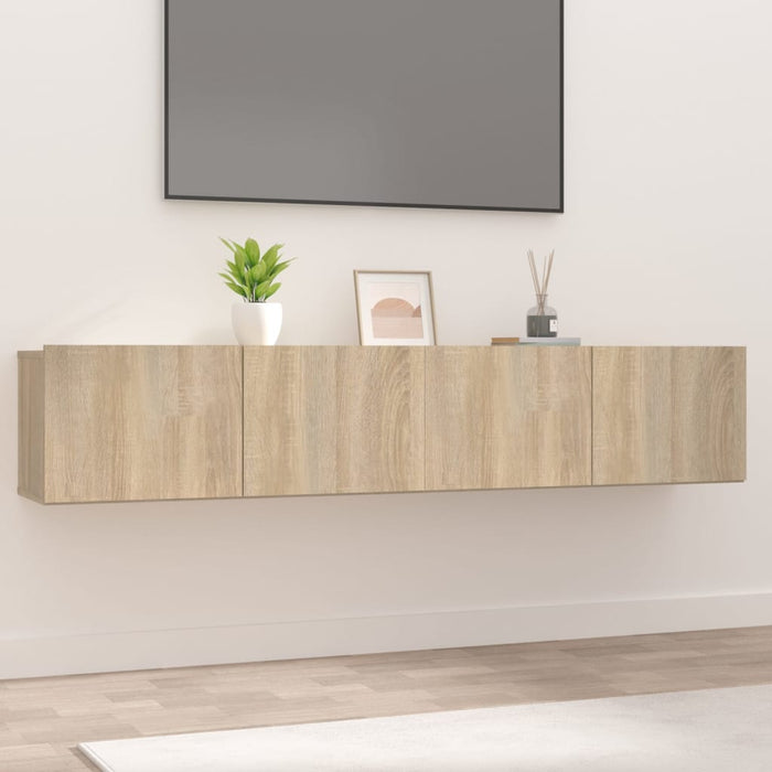 Tv-Meubelen 80X30X30 Cm Bewerkt Hout