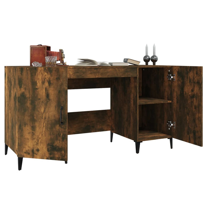 Bureau 140X50X75 Cm Bewerkt Hout Kleurig