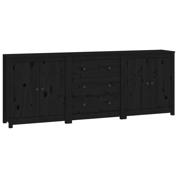 Dressoir 210X35X80 Cm Massief Grenenhout