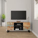 Tv-Meubel 105X33X46 Cm Massief Acaciahout