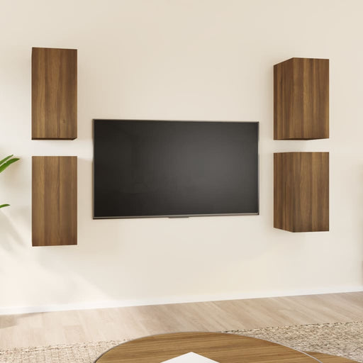 Tv-Meubelen 30,5X30X110 Cm Bewerkt Hout