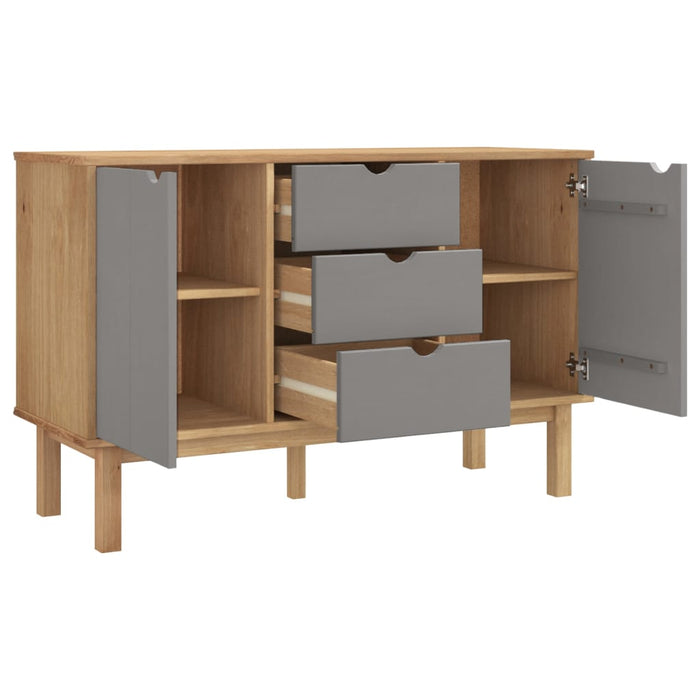 Dressoir Otta 113,5X43X73 Cm Massief Grenenhout