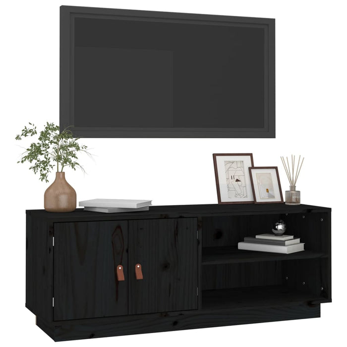 Tv-Meubel 105X34X40 Cm Massief Grenenhout