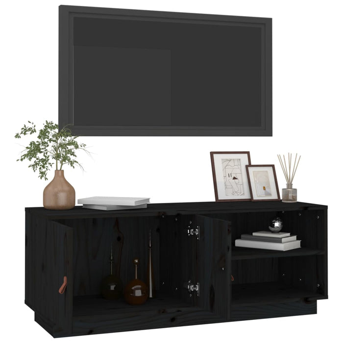 Tv-Meubel 105X34X40 Cm Massief Grenenhout