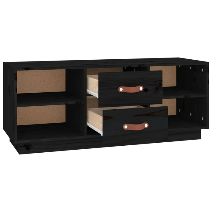 Tv-Meubel 00X34X40 Cm Massief Grenenhout