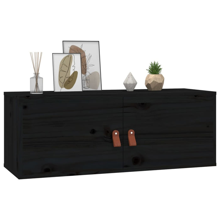 Wandkast 80X30X30 Cm Massief Grenenhout