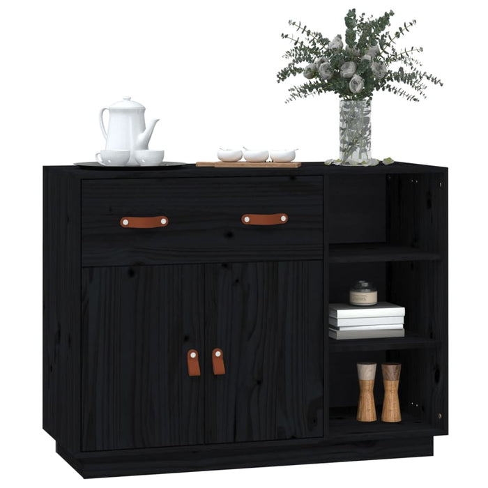 Dressoir 98,5X40X75 Cm Massief Grenenhout