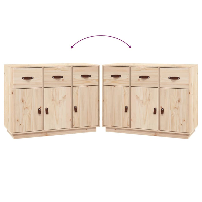 Dressoir 100X40X75 Cm Massief Grenenhout