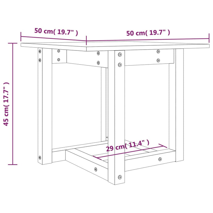 Salontafel Massief Grenenhout