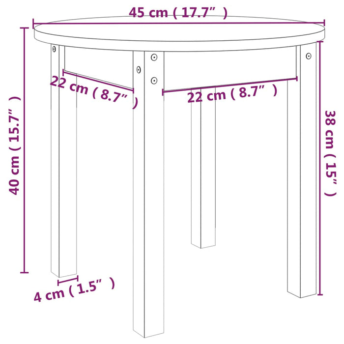 Salontafel Massief Grenenhout