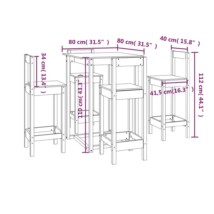 Barset Massief Grenenhout