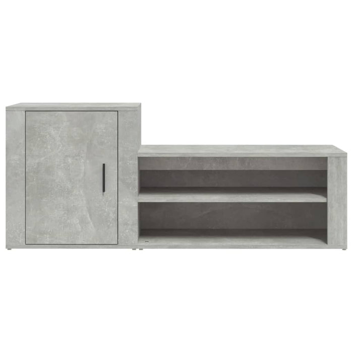 Schoenenkast 30X35X54 Cm Bewerkt Hout Betongrijs