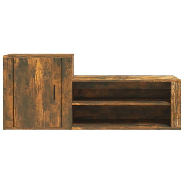 Schoenenkast 30X35X54 Cm Bewerkt Hout Kleurig Gerookt Eiken