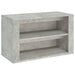 Schoenenkast 75X35X45 Cm Bewerkt Hout Betongrijs