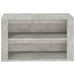 Schoenenkast 75X35X45 Cm Bewerkt Hout Betongrijs