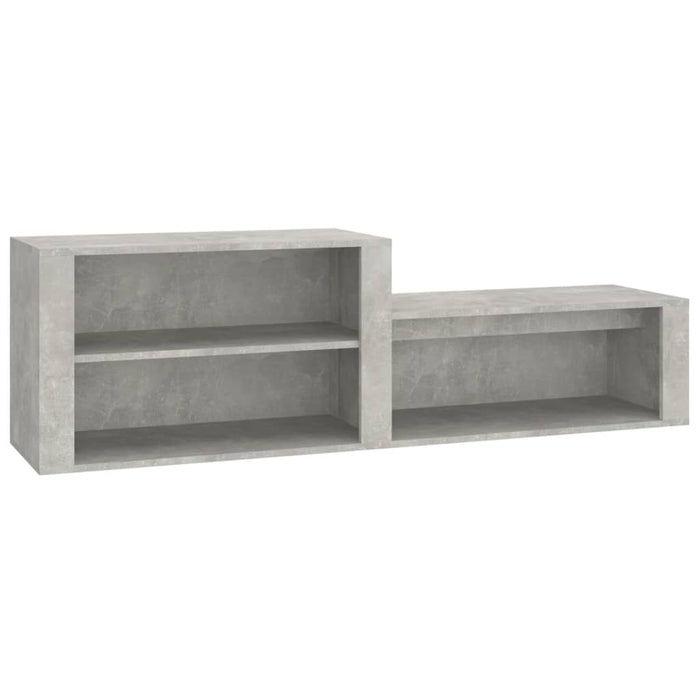 Schoenenkast 50X35X45 Cm Bewerkt Hout Betongrijs