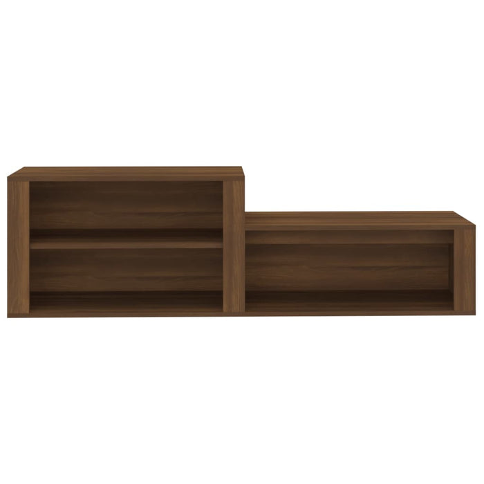 Schoenenkast 50X35X45 Cm Bewerkt Hout Bruin Eikenkleur Bruineiken