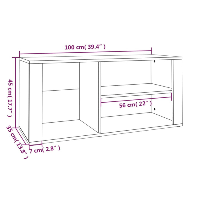 Schoenenkast 00X35X45 Cm Bewerkt Hout Zwart