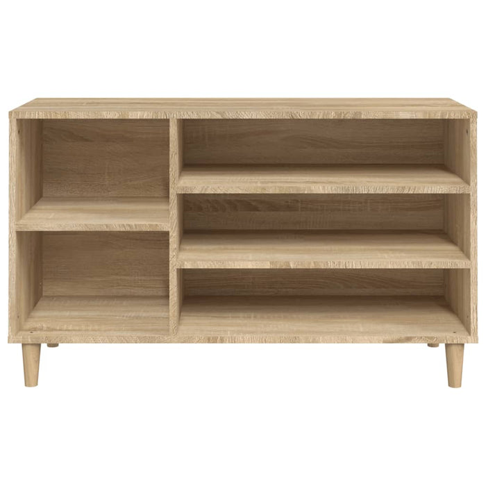 Schoenenkast 02X36X60 Cm Bewerkt Hout Kleurig Sonoma Eiken