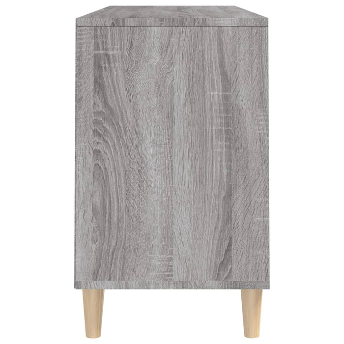 Schoenenkast 02X36X60 Cm Bewerkt Hout Sonoma Grijs Grijs Sonoma