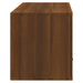 Wandschoenenkast 70X35X38 Cm Massief Grenenhout Bruineiken