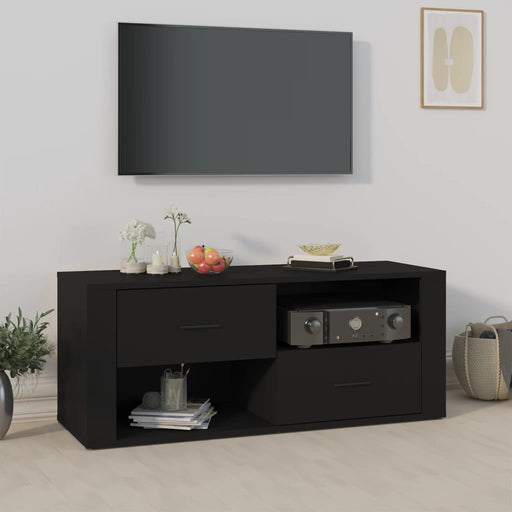 Tv-Meubel 00X35X40 Cm Bewerkt Hout Bruin Eikenkleur