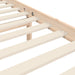 Bedframe Met Hoofdbord Massief Hout